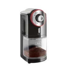 Melitta Moulin De Café Electrique Professionnel Disque Amovible Noir/Rouge 100W