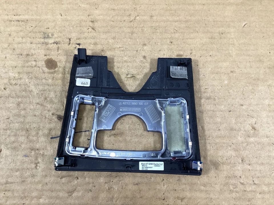 Mercedes-Benz E350 E400 E550 2010-2013 consola central interruptor bisel madera OEM Foto 3 de 4