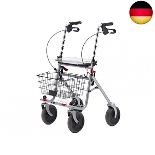 Senio Rollator, faltbar - Standard-Rollator mit großen Rädern für drinnen und dr