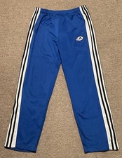 Vintage 90s Mens Large Adidas ATP Athletic Snap Workout Track Pants Sweatpants