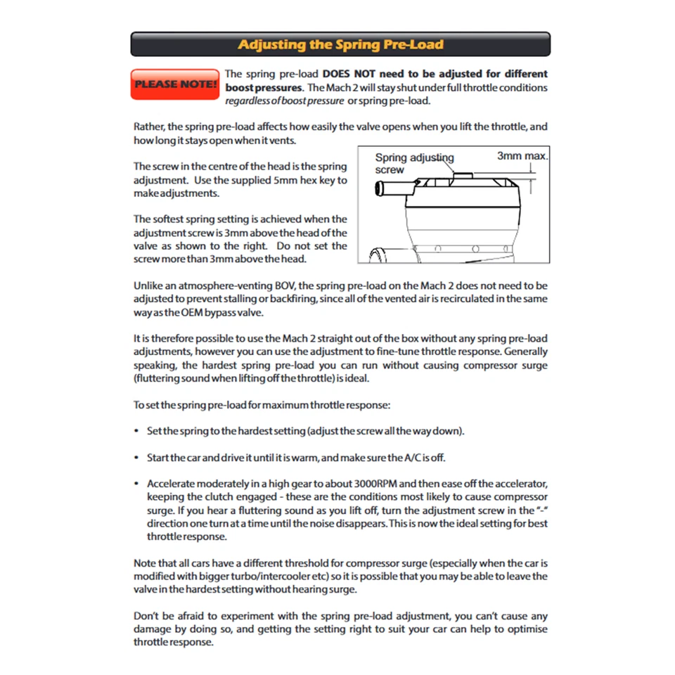 Válvula desviadora de recirculación Go Fast Bits Mach 2 TMS ajuste directo para Subaru WRX Foto 3 de 4