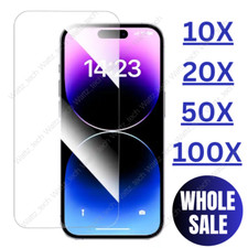 Lot Tempered Glass Screen Protector For iPhone 15 14 13 12 11 Pro Max /XR/ XS/SE