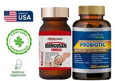 Anti Candida Yeast 190 capsules Anti-Parasite Cleanse Intestinal Health