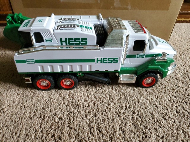 hess dump truck and loader