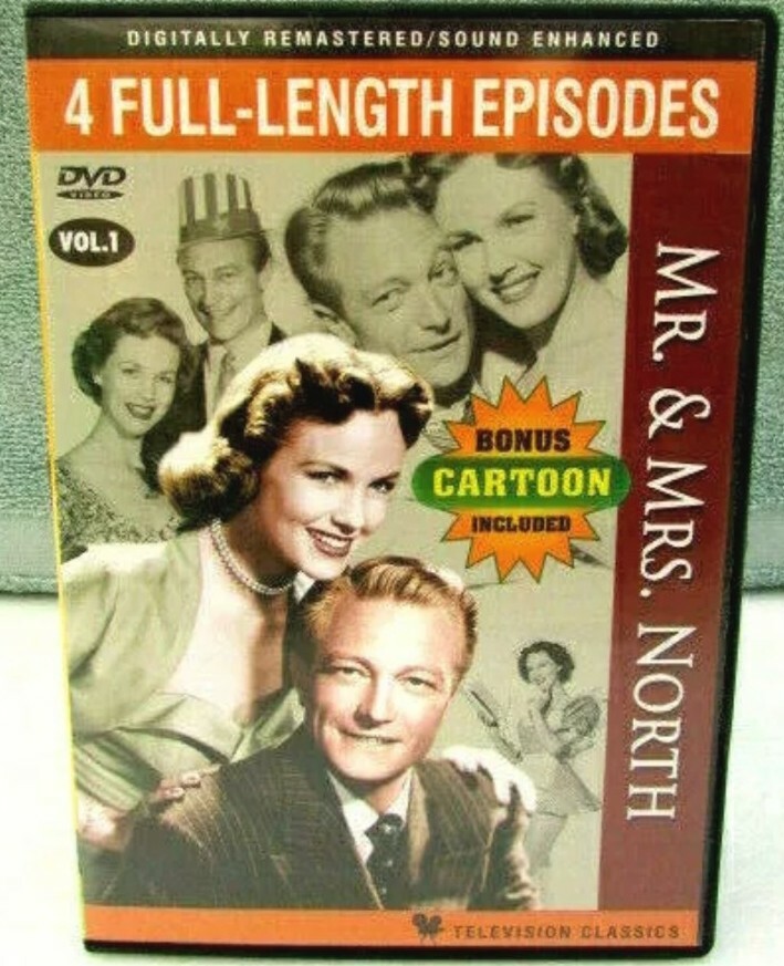 Mr. & Mrs. North Vol. 1 (DVD, 1952-53) 4 Episodes Plus Bonus Betty Boop Cartoon