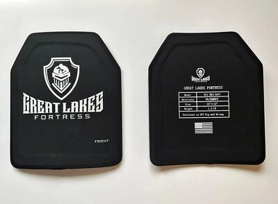 BAM-ARMORCORE NIJ Level 3a UHMWPE Hard Armor Plates 10"x 12" Bulletproof Set of 2, 1 lb Only