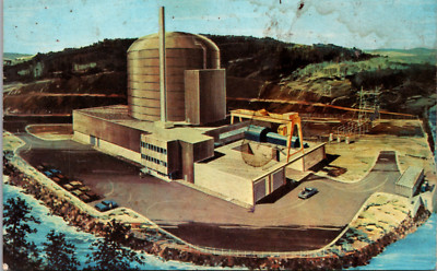 Artists Conception Of The Peach Bottom Atomic Power Station Postcard