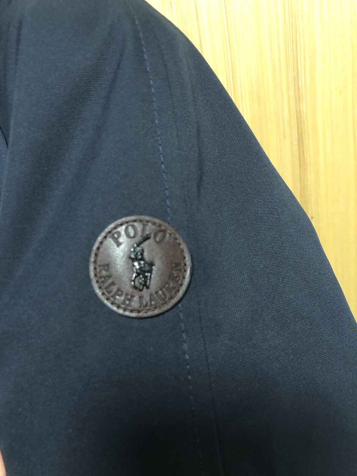 Polo Ralph Lauren Down Padded Hooded Detachable Fur Jacket Navy S-M RRP £599 image 7