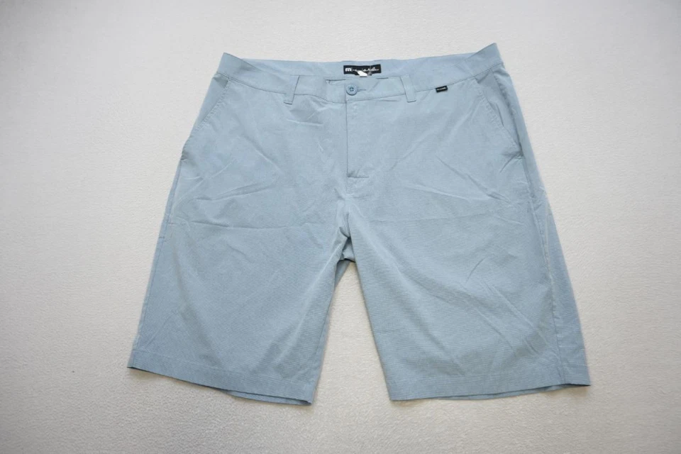 Travis Mathew Golf Shorts Blue Flat Dry Fitting Stretch Athletic Mens Size 42 - Image 2 of 4
