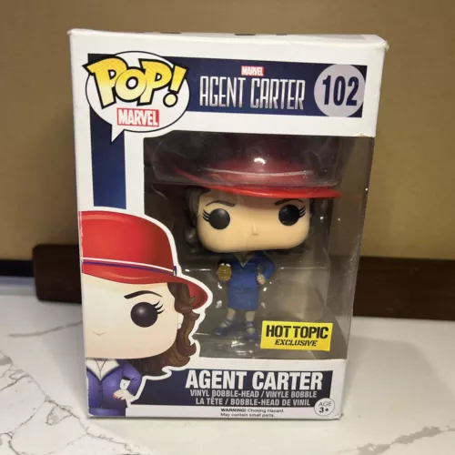 Funko Pop! Marvel AGENT CARTER #102 Vaulted Vinyl Figure Hot Topic Exclusive Toy