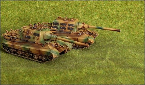Painted! - Jagdtiger Platoon (2 vehicles) - 15mm WW2 -Flames of War - Picture 2 of 2