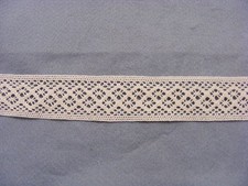 Cluney Cotton Natural Cream Galloon Lace 45mm Wide 10mts 0169 