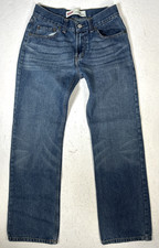 Levis 514 Jeans Womens 16 Reg 28x28 Slim Straight Blue Medium Wash Whiskers