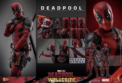 Hot Toys MMS746 Deadpool & Wolverine Deadpool (Collector Edition) Figure NEW
