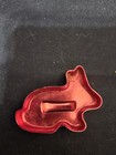 Vintage  Miniature Red Aluminum Animal Cookie Cutters Set of 4{3/4"-1 3/4") — photo 9