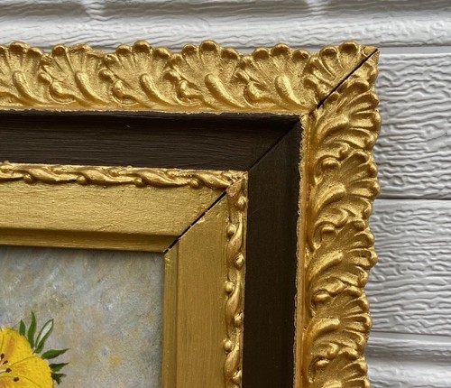ANTIQUE FOLK ART STILL LIFE OIL PAINTING AMERICAN SCHOOL EARLY 20TH CENTURY OOAK - Picture 6 of 20