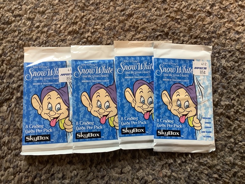 Snow White & the Seven Dwarfs Trading Cards Pack Skybox Series 2 1994 -WB