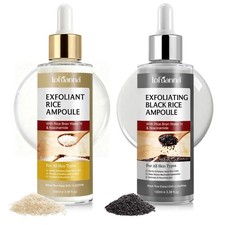 Peel Shot Duo White Black Rice Exfoliant Gentle Rice Exfoliator for face a...