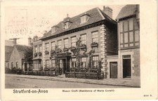 Stratford-on-Avon Mason Croft Postcard - M. Joy Nicholl's Street West Bromich