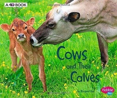 Animal Offspring Cows and Their Calves a 4D Book by Margaret Hall (English) Pape