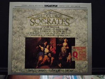 Der Geduldige Socrates by Georg Philipp Telemann (CD, 1987) NEW Hungaroton