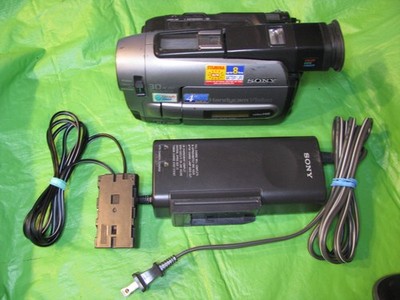 Sony Handycam CCD-TRV82 Hi-8 Analog Camcorder - Record Transfer Play - TEST WORK