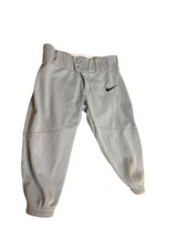 Nike Vapor Select 3/4 Knicker High Gray Baseball Pants Boys Small Gently Used