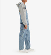 Salopette jeans Levi's uomo blu logo denim taglia S 7910700200