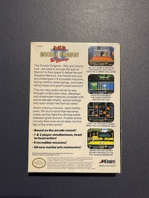 Double Dragon II 2 NES CIB Complete - 1-Owner - MINT Poster & Reg Card - READ