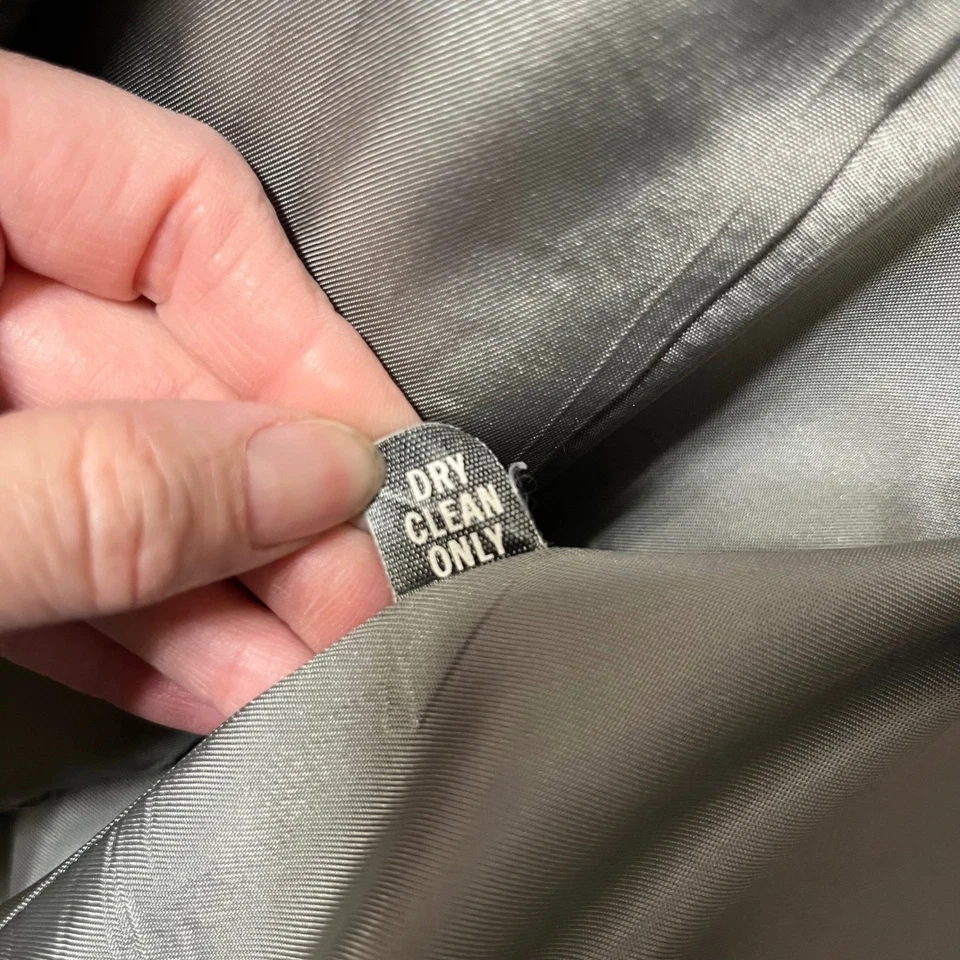 Blazer Abrigo Deportivo Imperial by Haggar Para Hombres Lana Gris Espiga Hecho en EE. UU. 44L Foto 4 de 4