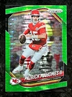Patrick Mahomes II 2025 Panini Prizm Neon Green Pulsar Kansas City Chiefs #26