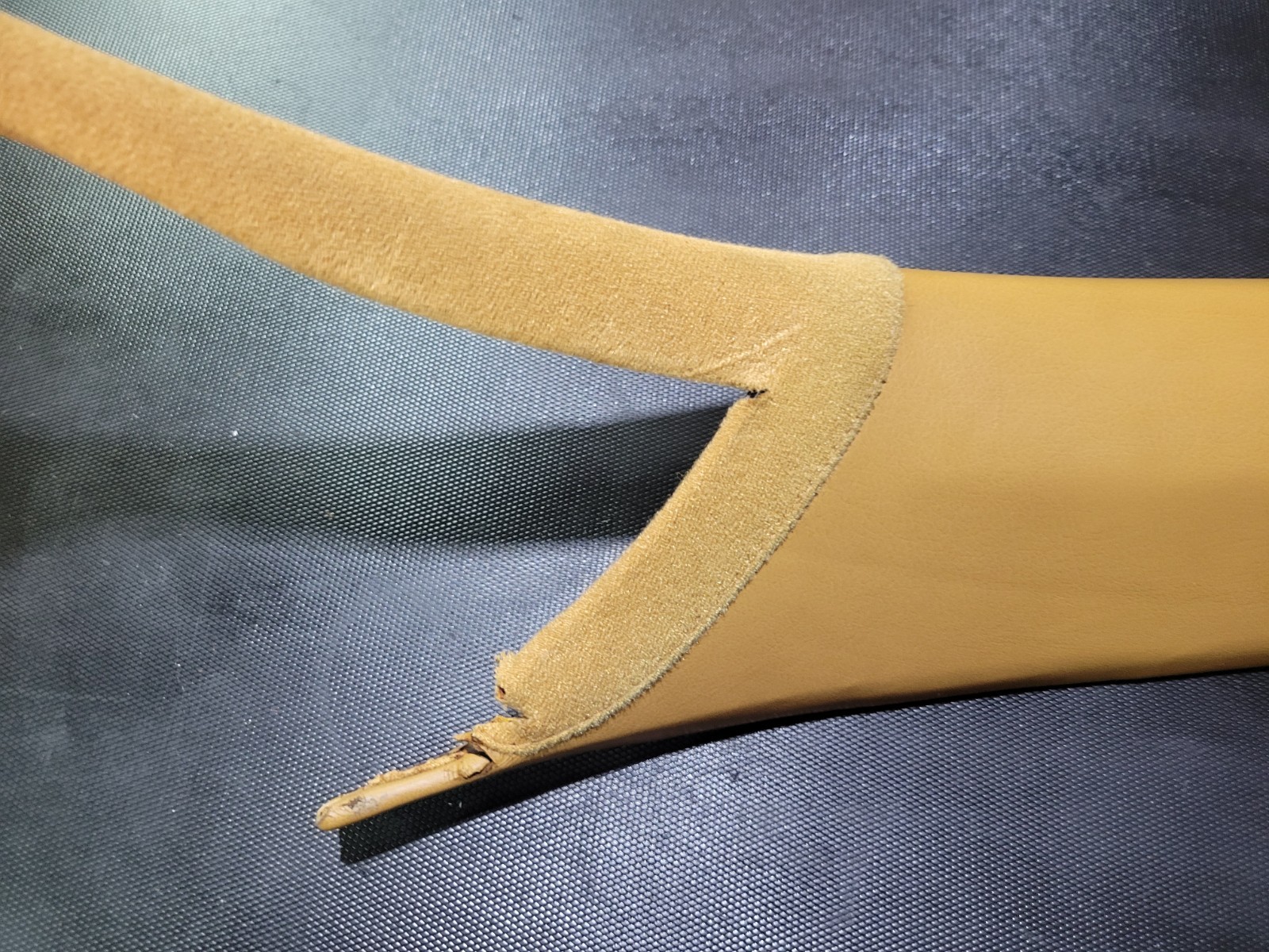 Driver Left Front A-Pillar A Pillar Leather Tan ginger Chrysler TC Maserati Oem