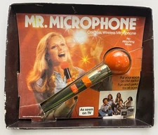 Vintage Ronco Mr. Microphone 1978 FM Karaoke Toy – Original Box, Minor Edge Wear