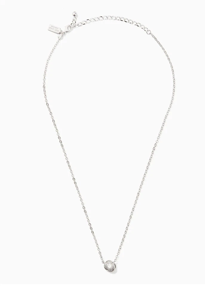 Kate Spade New York Infinity & Beyond Knot Mini Pendant Chain Necklace Silver - Image 3 of 3