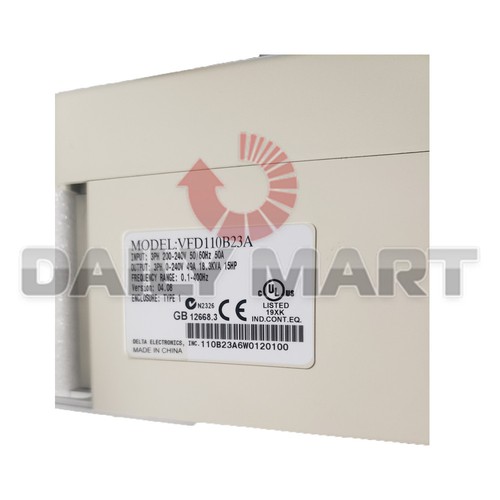 Motore DELTA VFD110B23A Inverter 15HP TRIFASE 11KW 230V nuovo in scatola - Foto 2 di 2