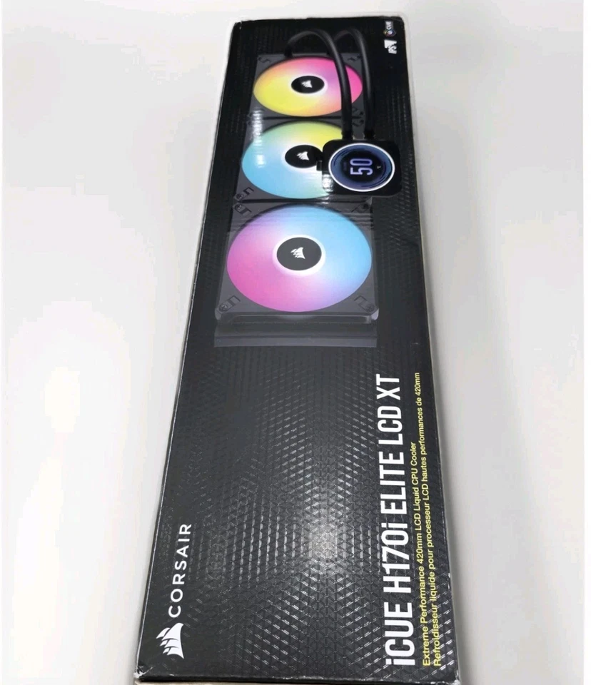 Watercooling Corsair iCUE H170i ELITE LCD XT/ Ouvert Jamais utilisé  - Photo 2/4