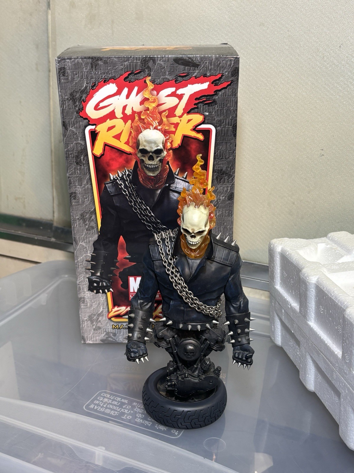 Mini Busto Bowen Designs Universo Marvel Ghost Rider Danny Ketch LE 561/900