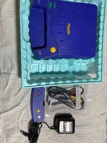 Bandai Playdia Console Purple Boxed Tested w/ Sailor Moon Game Software Japan