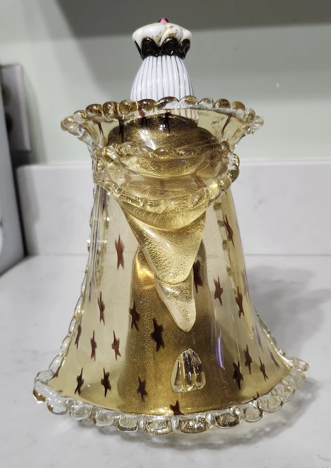 Vintage Venetian Art Glass Nativity King Figurine - Image 3 of 4