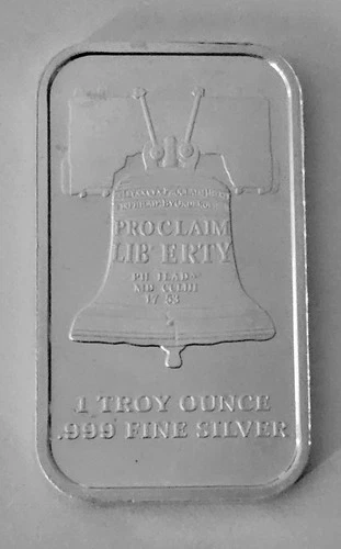 1 oz .999 Fine Silver Bar - SD Bullion "Liberty Bell" – "We the People" Design