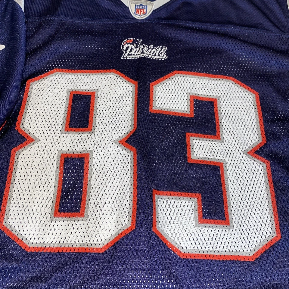 Camiseta deportiva New England Patriots Reebok Onfield Wes Welker Equipment talla S 83 Foto 3 de 4