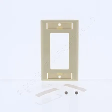 Pass & Seymour PS26-I Ivory 1-Gang Decorator Thermoset Standard Wallplate Cover
