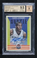2012 Past & Present Rookie Signatures Kawhi Leonard BGS 9.5 GEM MINT Auto 11oq