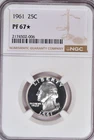 1961 Washington Quarter Proof NGC PF 67 STAR PR 67* Frosty Silver Coin 25C
