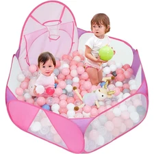 Kids Ball Pit Large Pop Up Childrens Ball Pits Tent for Toddlers Playhouse Ba...