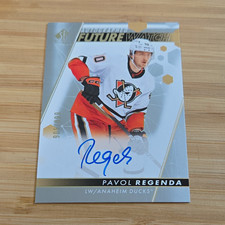 2022-23 SP Authentic Future Watch Auto #152 Pavol Regenda /999 Rookie Card