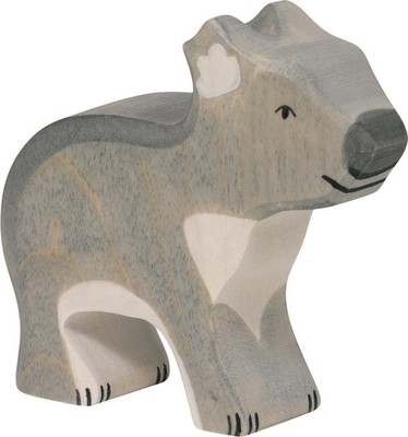 HOLZTIGER Koala aus Holz - stehend