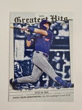 2026 Topps Series 1 Pete Crow-Armstrong Greatest Hits Chucago Cubs