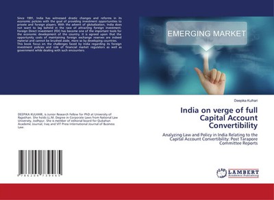 Deepika Kulhari | India on verge of full Capital Account Convertibility | Buch