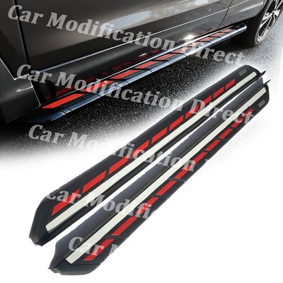 Running Boards Fit For KGM SsangYong Korando 2019-2026 Pedals Side Steps Red